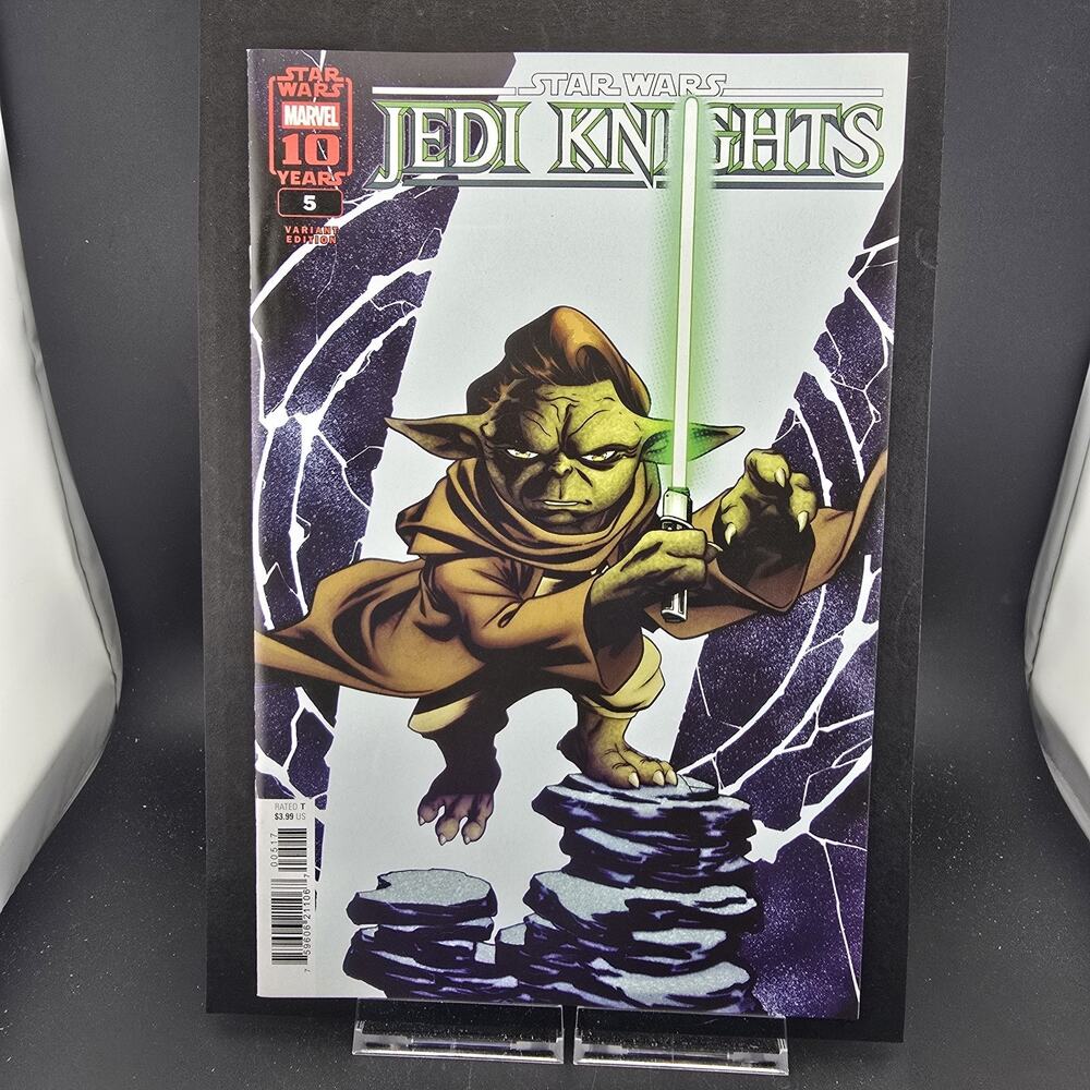 STAR WARS JEDI KNIGHTS 5 1:25 MIKE MCKONE INCENTIVE VARIANT YODA MARVEL NM/M 9.8